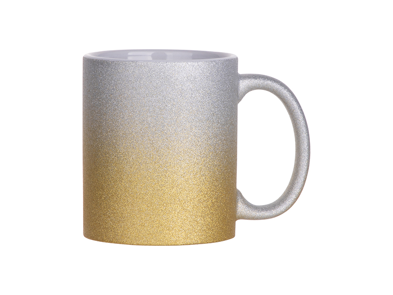 Two Tone Sublimation Glitter Mug/sublimation Mugs/ 11oz Mugs