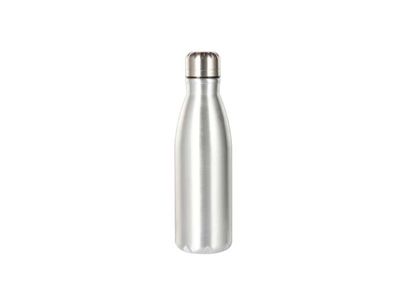 Sublimation Blank Aluminum Water Bottle Silver