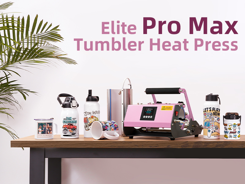 Elite Pro Max 40oz Tumbler Heat Press JTrans Heat Press Machine Mug