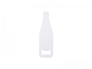Sublimation Blanks Full White Stainless Steel Bottle Opener (Wine Bottle, 3.5*11.6cm)