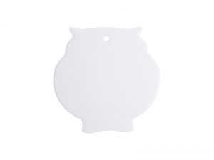 Sublimation Shaped Ceramic Coaster w/ Cork