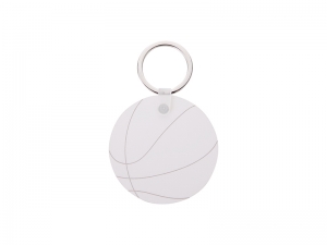 Sublimation Basketball Pattern HB Keyring (φ5.5cm)