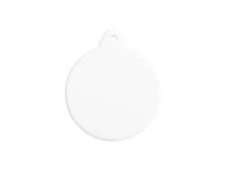 UV Bisque Ceramic Ornament (RND shape,8*7cm)