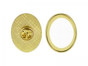 Sublimation Metal Badge(Oval)