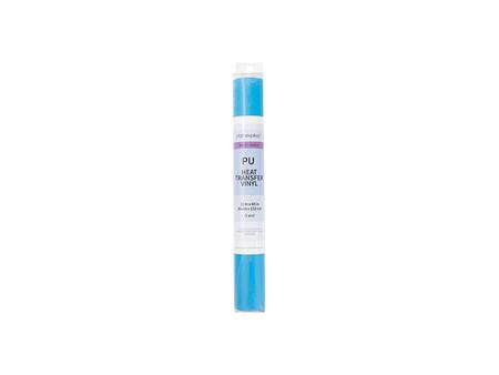 Iron-On Heat Transfer Matte Vinyl(Sky Blue, 12IN*5FT)