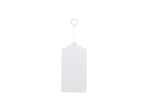 Sublimation PET Ornament (Wishing Card Shape, 5*10cm)