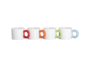 Sublimation 9oz/280ml White Mug with Donut Handle