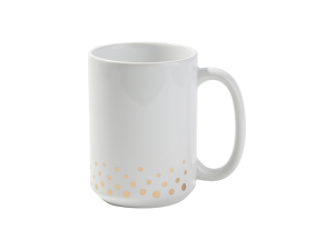 Sublimation 15oz Motto Mug(Dot)