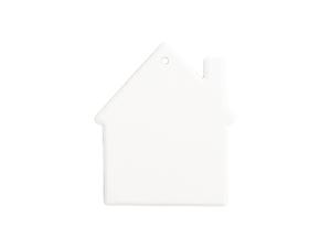 UV Bisque Ceramic Ornament (House shape,8.5*7.5cm)
