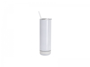 Sublimation Blanks 20oz/600ml White Stainless Steel Tumbler with White Bluetooth Speaker