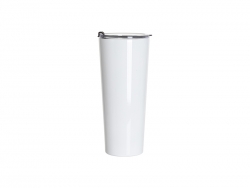 Sublimation Blanks 24oz/700ml White Stainless Steel Water Bottle(White)