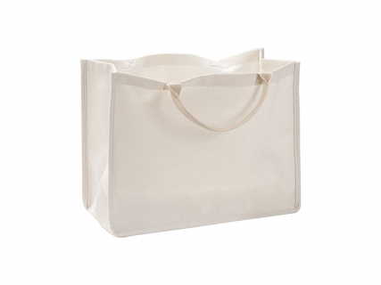 Sublimation Blanks Linen Stitching Cork Eco-Friendly Shopping Bag